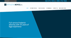 Desktop Screenshot of fredericklegal.com